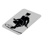 キャットウーマンインクブラシポーズ マグネット (左側)