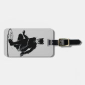 キャットウーマンインクブラシポーズ ラゲッジタグ (正面横)