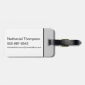 キャットウーマンインクブラシポーズ ラゲッジタグ (裏面横)