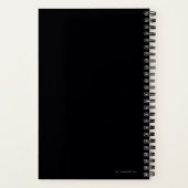 キャットウーマンセリナカイル猫シルエット ノートブック (裏面)