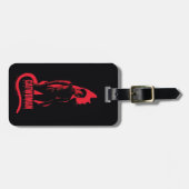 キャットウーマンセリナカイル猫シルエット ラゲッジタグ (正面横)