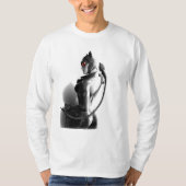 キャットウーマン鍵アート Tシャツ (正面)