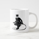 キャットウーマン インクブラシ姿勢 ジャンボコーヒーマグカップ (右)