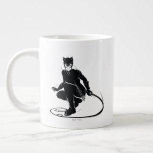キャットウーマン インクブラシ姿勢 ジャンボコーヒーマグカップ