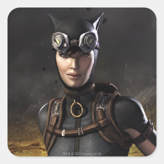 キャットウーマン スクエアシール (正面)