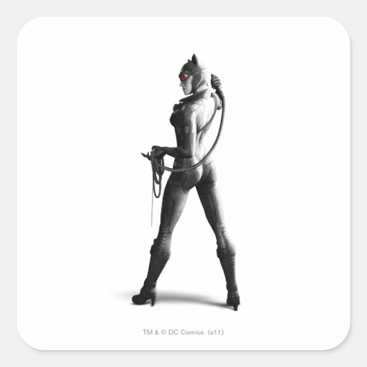 キャットウーマン スクエアシール (正面)