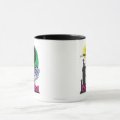 キャットウーマン&ロゴピンク マグカップ (中央)