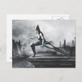 キャットウーマン – 稲妻 ポストカード (正面/裏面)