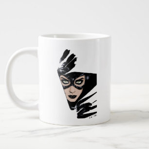 キャットウーマン 鋭い爪 イラストカバー ジャンボコーヒーマグカップ