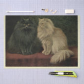 キャットエフェメラデカップブルークリームペルシャ 薄葉紙 (クラフト)