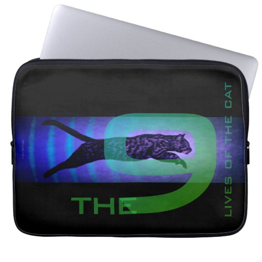 キャットエレクトロニクスバッグの9人の生活 ラップトップスリーブ (正面)