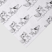 キャットエンジェルズブラック&ホワイトティッシュペーパー 薄葉紙 (詳細)