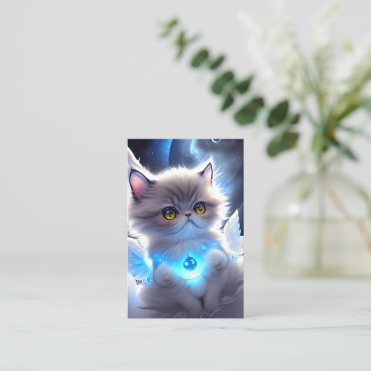 キャットエンジェルファンタジー 名刺 (スタンド正面)