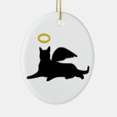 キャットエンジェル セラミックオーナメント (右)
