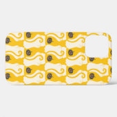 キャットオランタンハロウィーン用ヴィンテージシームレスパターン Case-Mate iPhoneケース (裏面 (横))