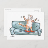 キャットオンソファ シーズンポストカード (正面/裏面)