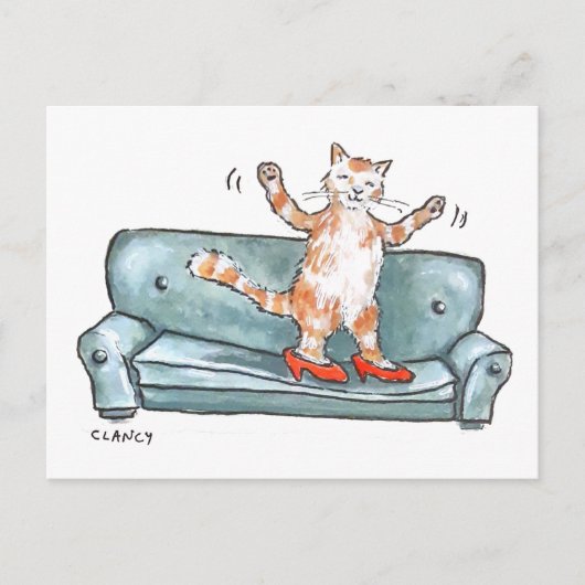 キャットオンソファ シーズンポストカード (正面)