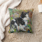 キャットオンフラワーベッド クッション (ブランケット)