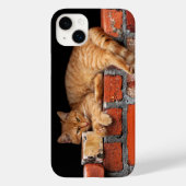 キャットオンブリック壁 Case-Mate iPhoneケース (裏面)