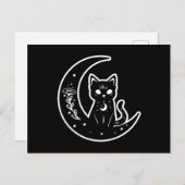 キャットオンムーン ポストカード (正面/裏面)