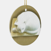 キャットオン金ゴールドボックスII セラミックオーナメント (右)