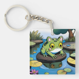 キャットカエル キーホルダー
