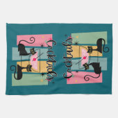 キャットカクテルキッチン及びバータオル キッチンタオル (横)