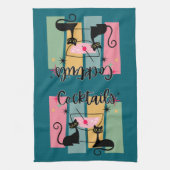 キャットカクテルキッチン及びバータオル キッチンタオル (縦)