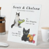 キャットカクテルサイン 台座サイン (インサイチュ)