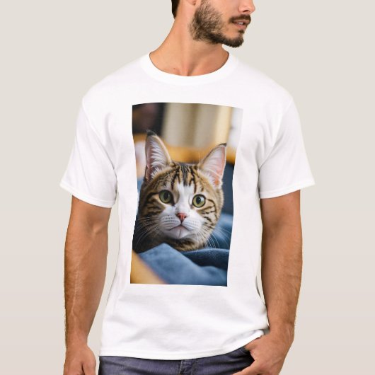 キャットカスタムフォトTシャツ Tシャツ (正面)