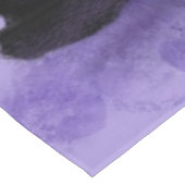 キャットカップル蝶のハート紫色のテーブルクロス テーブルクロス (アングル)