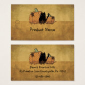 キャットカボチャつるラベル (正面&裏面)