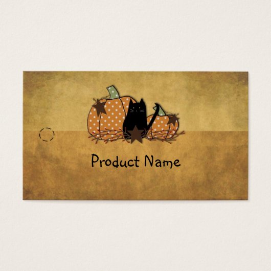 キャットカボチャつるラベル (正面)