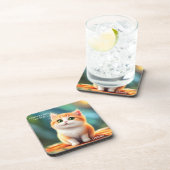 キャットカラフルおもしろいコースター コースター (右側)