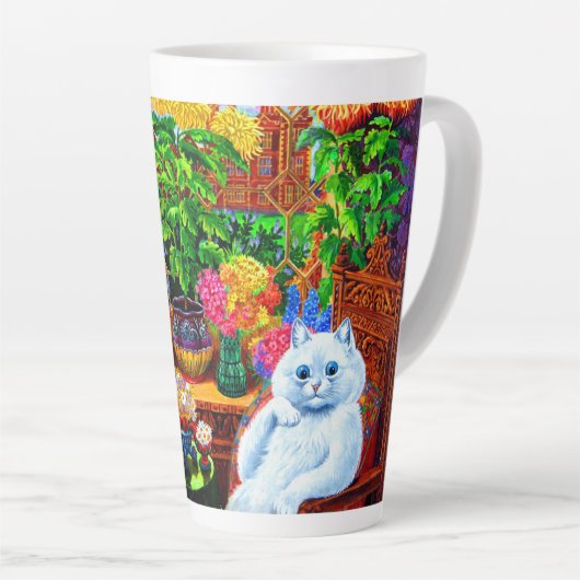 キャットカレッジマスター カフェラテマグ (右アングル)