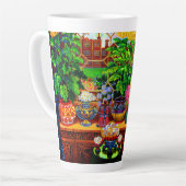 キャットカレッジマスター カフェラテマグ (左アングル)