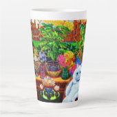 キャットカレッジマスター カフェラテマグ (正面)