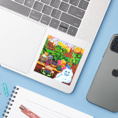 キャットカレッジマスター シール (ノートパソコンとiPhone)