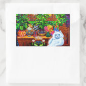 キャットカレッジマスター 長方形シール (バッグ)