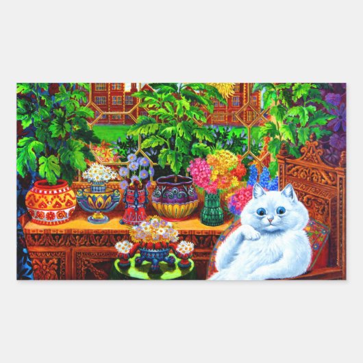 キャットカレッジマスター 長方形シール (正面)