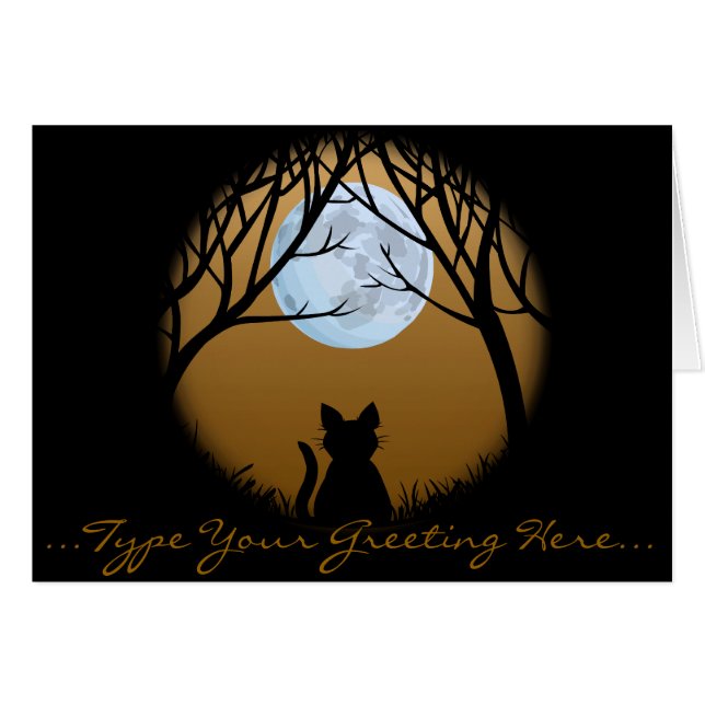 キャットカードカスタム猫好きカードのパーソナライズ (正面横)