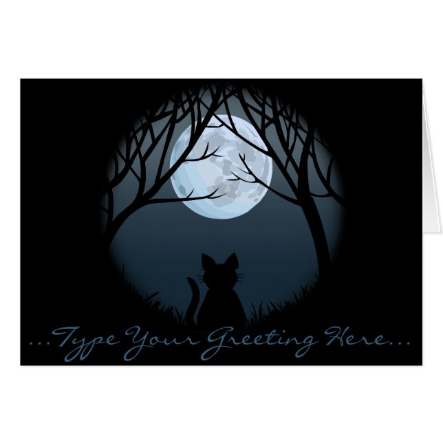 キャットカードカスタム猫好きカードのパーソナライズ (正面横)