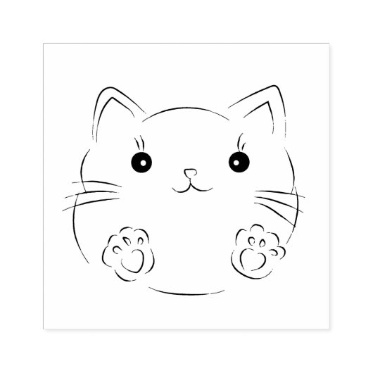 キャットカード ラバースタンプ (インプリント)