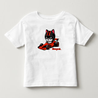 キャットカーレース トドラーTシャツ