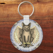 キャットガーゴイルキーチェーン キーホルダー (正面)