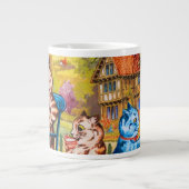 キャットガーデンパーティー ジャンボコーヒーマグカップ (正面)