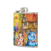 キャットガーデンパーティー フラスク (左)