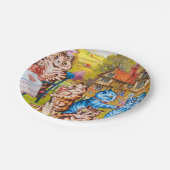 キャットガーデンパーティー ペーパープレート (アングル)