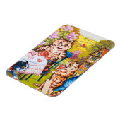 キャットガーデンパーティー マグネット (左側)