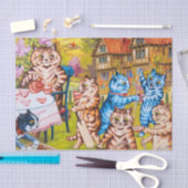 キャットガーデンパーティー 薄葉紙 (クラフト)